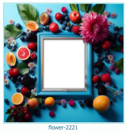 flower photo frame 2221