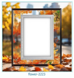 flower photo frame 2223